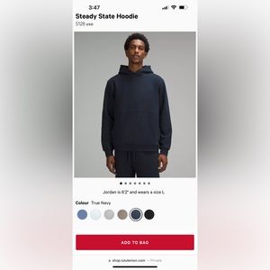 Lululemon steady state hoodie